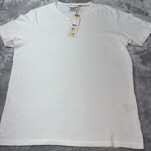 Blend Bhashton Split Neck Tee in the color "Snow White" XL